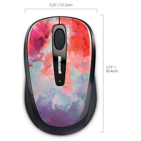 Wireless Mobile Mouse 3500 LE, RF Wireless, Ufficio, Rotella, BlueTrack, Multicolore, USB - Foto 1